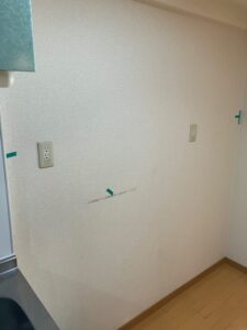 クロスの部分的張替え