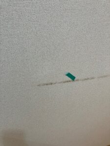 クロスの部分的張替え