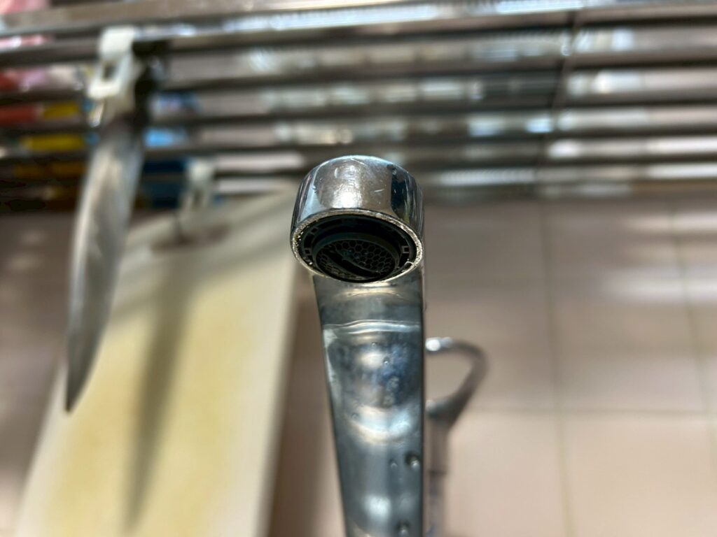 泡沫キャップ交換