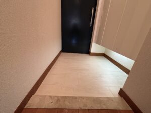玄関土間張替え