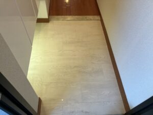 玄関土間張替え