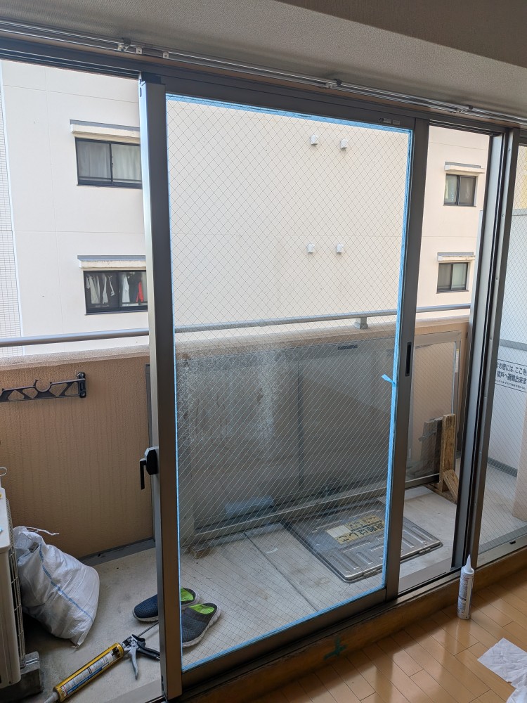 サッシ戸車交換工事