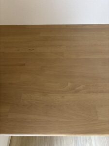 小さな傷ほど目立つ場所にあるものです